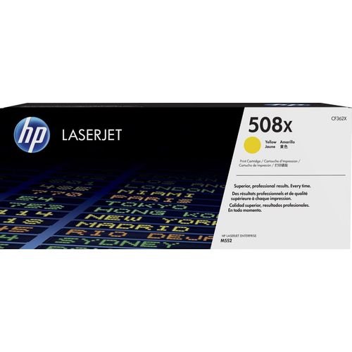 Картридж лазерный HP 508X CF362X желтый (9500стр.) для HP CLJ M552/M553