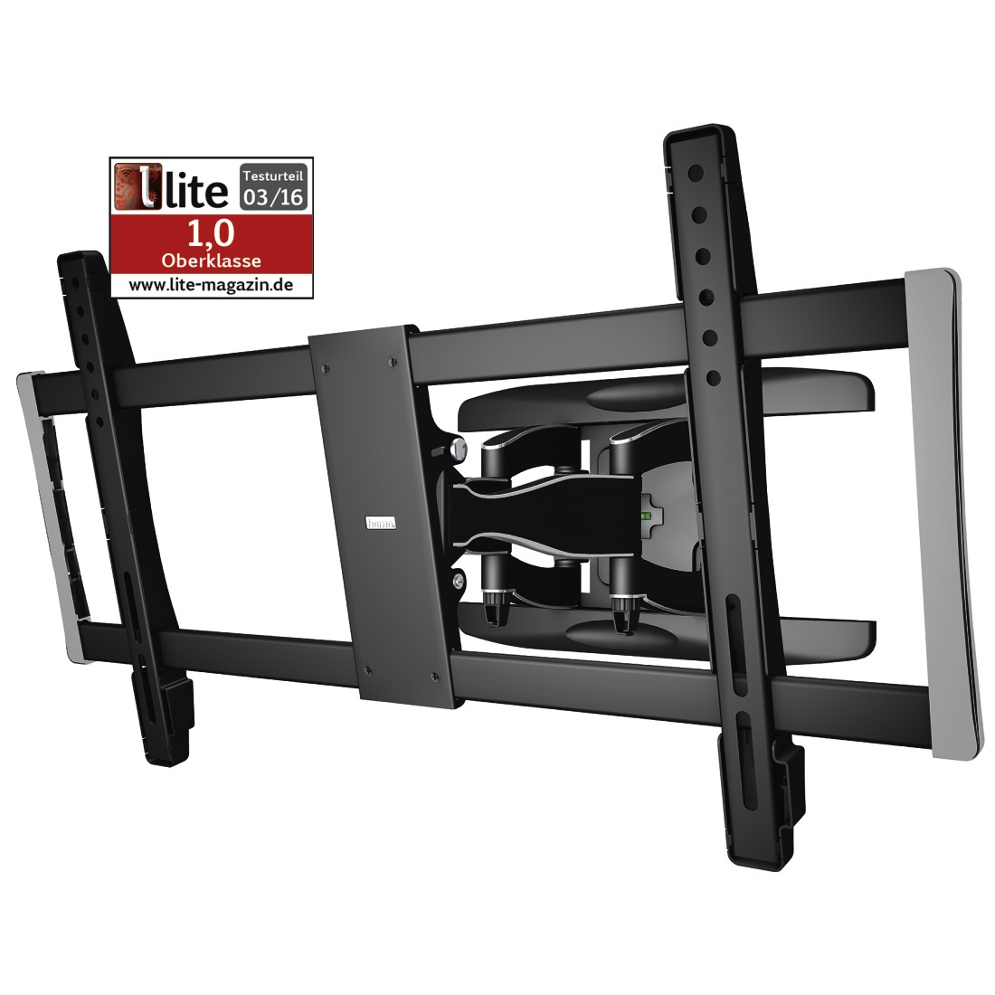 Кронштейн для телевизора Hama Fullmotion TV Premium черный 37"-90" макс.60кг настенный