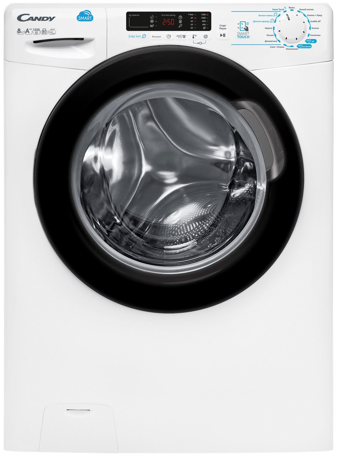 Стиральная машина Candy Smart CSS44 1282DB/2-07 класс: A-10% загр.фронтальная макс.:8кг белый