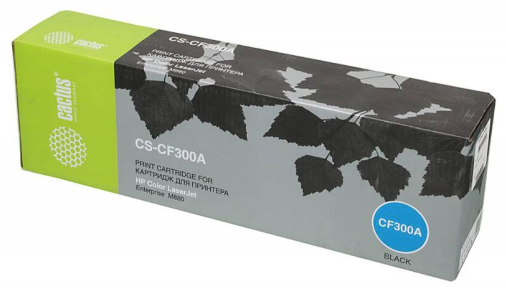 Картридж лазерный Cactus CS-CF300A CF300A черный (29500стр.) для HP CLJ Ent M880/M880z/M880z+