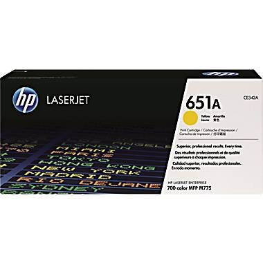 Картридж лазерный HP 651A CE342A желтый (16000стр.) для HP LJ 700/775