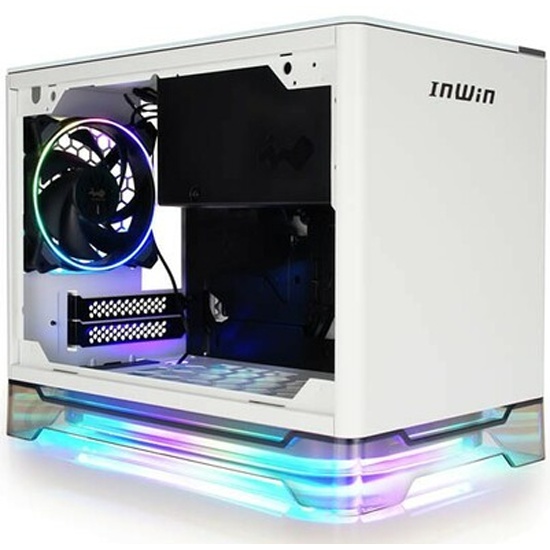 Корпус Inwin CF08A (A1PLUS) белый 650W miniITX 4x120mm 2xUSB3.0 audio