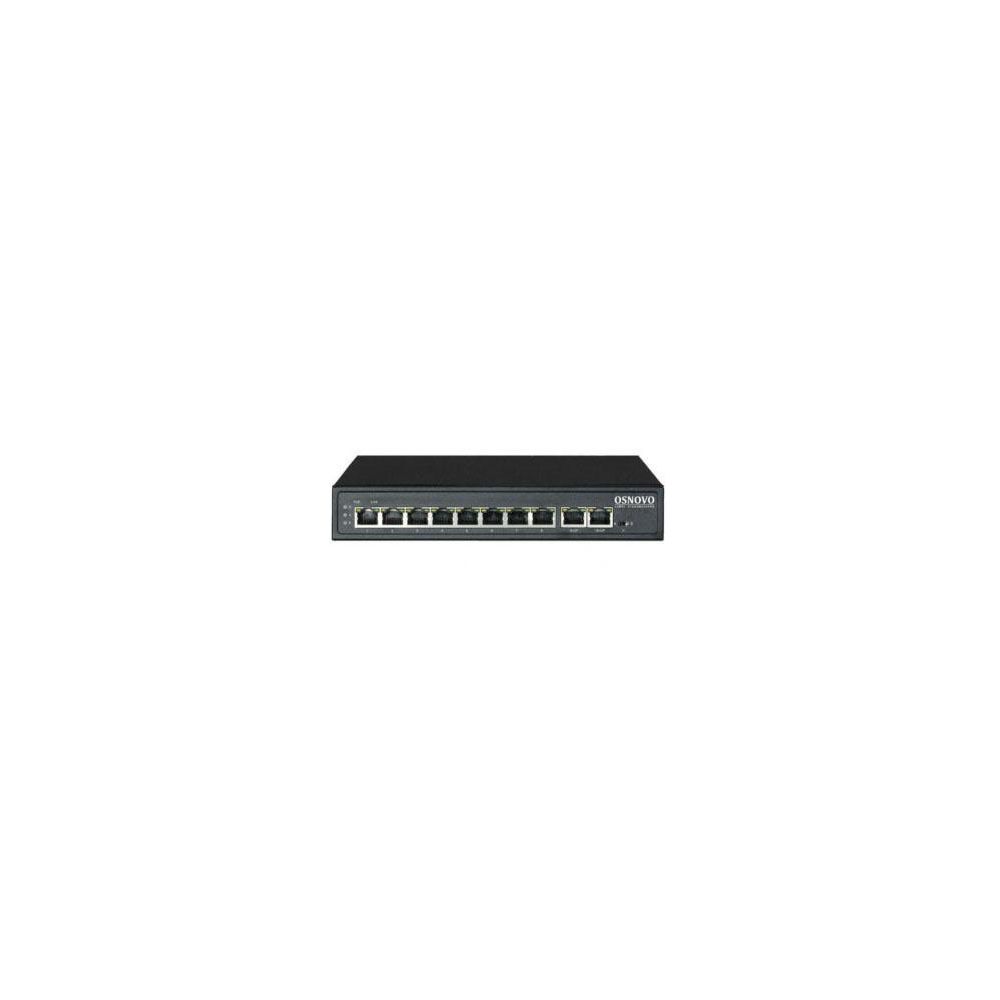 Коммутатор Osnovo SW-21000(120W) 2SFP 8PoE 120W неуправляемый