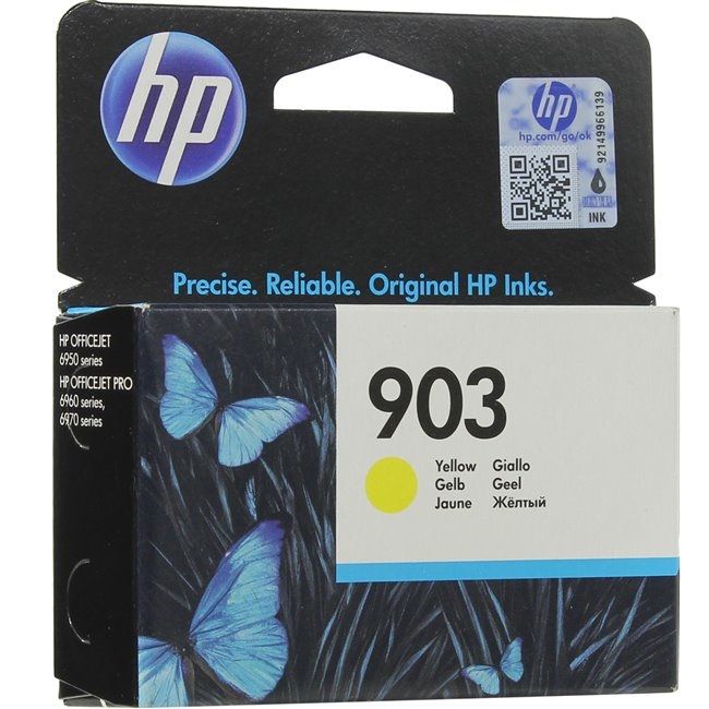 Картридж струйный HP 903 T6L95AE желтый (315стр.) для HP OJP 6950/6960/6970