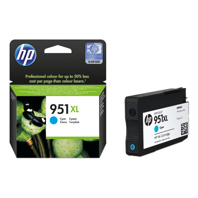 Картридж струйный HP 951XL CN046AE голубой (1500стр.) для HP OJ Pro 8100/8600
