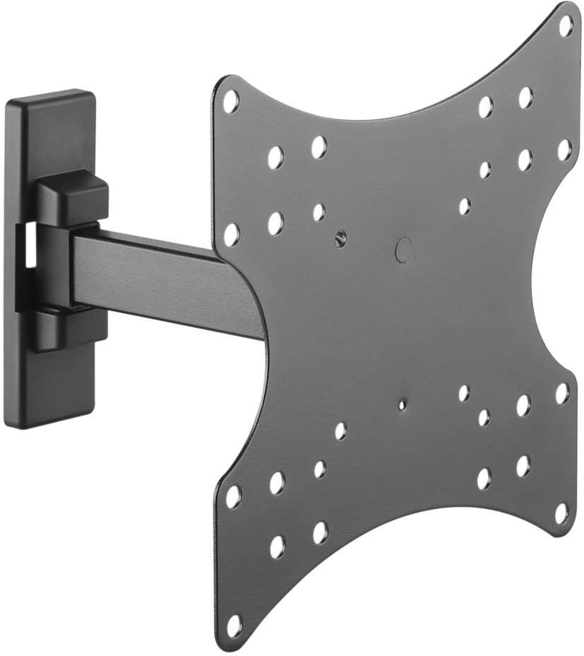 Кронштейн для телевизора Ultramounts UM876 черный 17"-42" макс.20кг настенный поворот и наклон