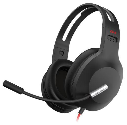 Наушники с микрофоном Edifier G1SE черный 2.5м накладные оголовье