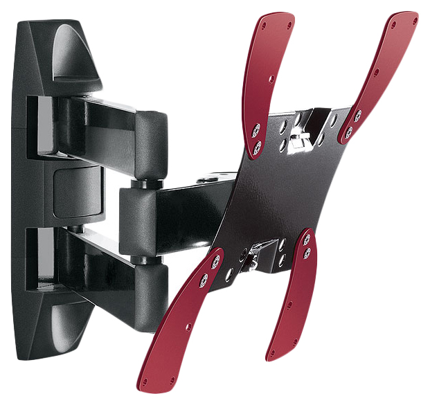 Кронштейн для телевизора Holder LCDS-5066 черный 22"-42" макс.30кг настенный поворот и наклон