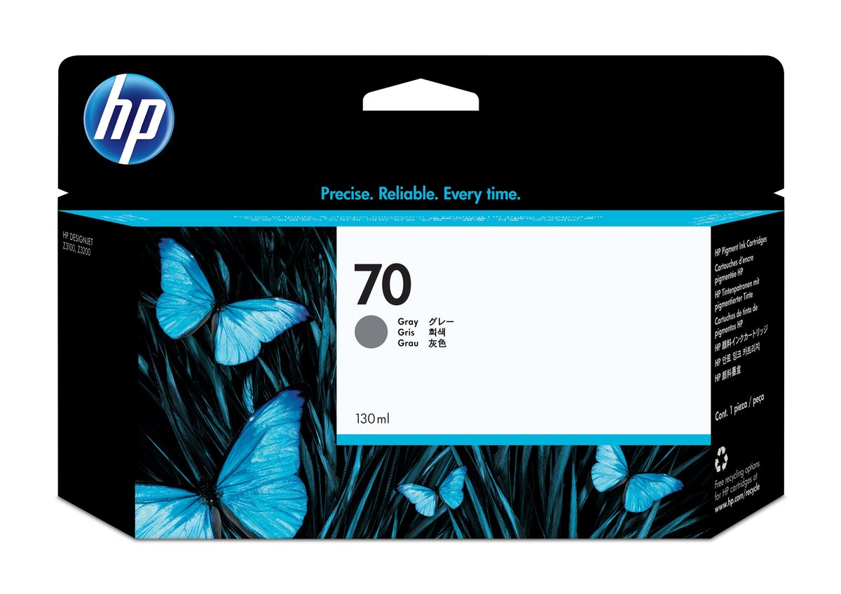 Картридж струйный HP 70 C9450A серый (130мл) для HP DJ Z2100/Z3100