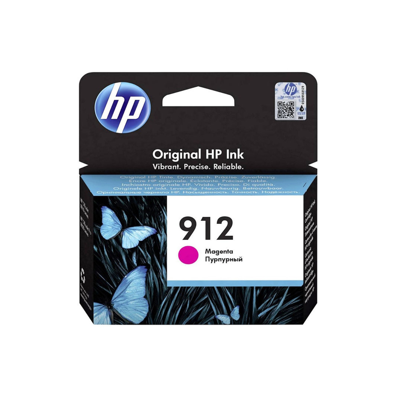 Картридж струйный HP 912 3YL78AE пурпурный (315стр.) для HP OfficeJet 801x/802x