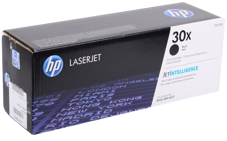 Картридж лазерный HP 30X CF230X черный (3500стр.) для HP LJ Pro M203/M227