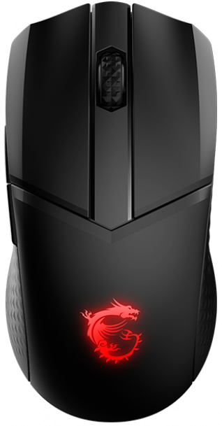 Мышь MSI Clutch GM41 Lightweight черный/красный оптическая (20000dpi) беспроводная USB2.0 (6but)