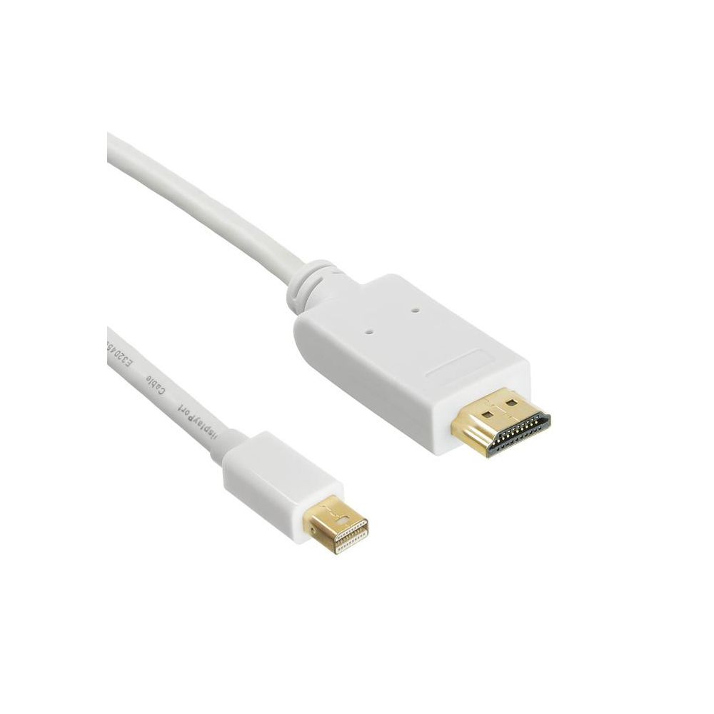 Кабель аудио-видео Buro 1.2v miniDisplayport (m)/HDMI (m) 2м. позолоч.конт. белый (BHP MDPP-HDMI-2)