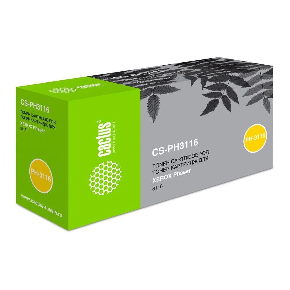Картридж лазерный Cactus CS-PH3116 109R00748 черный (3000стр.) для Xerox Phaser 3116