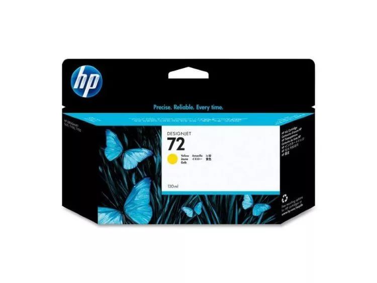 Картридж струйный HP 72 C9373A желтый (130мл) для HP DJ T1100/T610