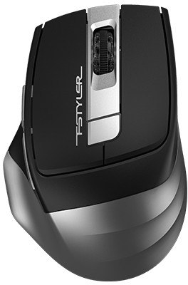 Мышь A4Tech Fstyler FB35 серый оптическая (2000dpi) беспроводная BT/Radio USB для ноутбука (6but)