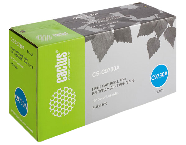 Картридж лазерный Cactus CS-C9730A черный (13000стр.) для HP CLJ 5500/5550