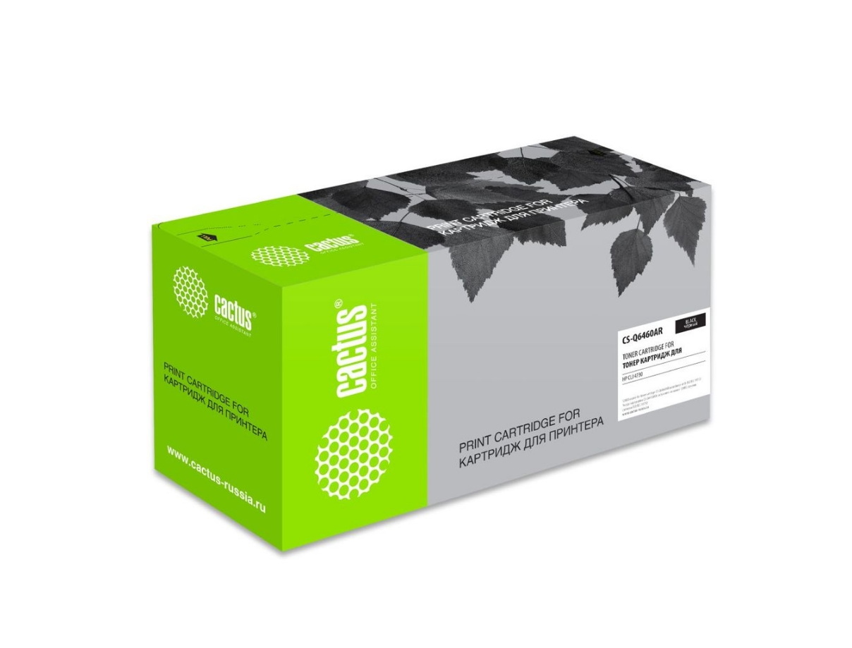 Картридж лазерный Cactus CS-Q6460AR Q6460A черный (12000стр.) для HP CLJ 4730