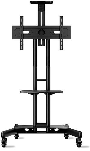 Подставка для телевизора Onkron TS1551 черный 40"-70" макс.60.5кг напольный мобильный