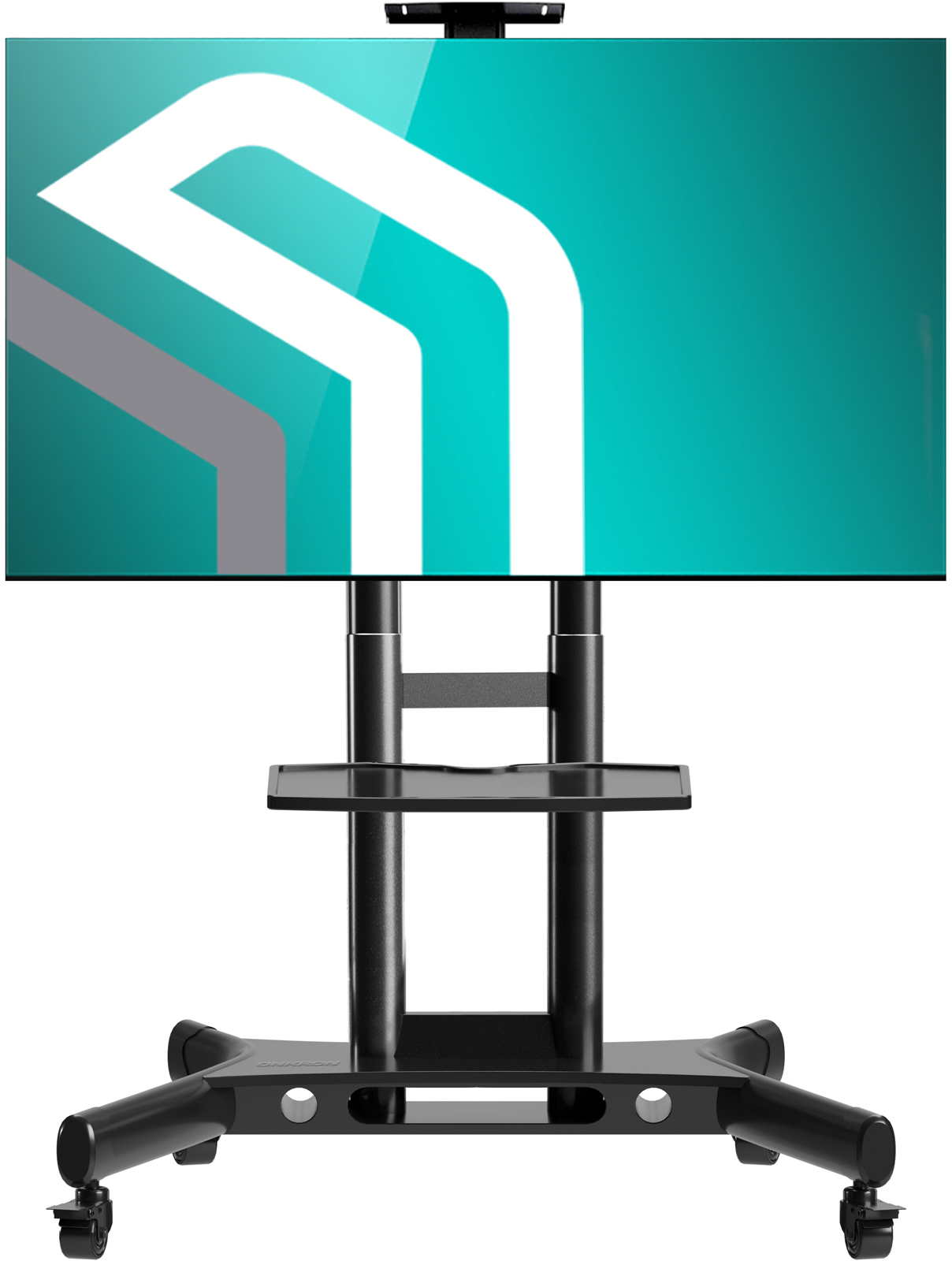 Подставка для телевизора Onkron TS1551 черный 40"-70" макс.60.5кг напольный мобильный