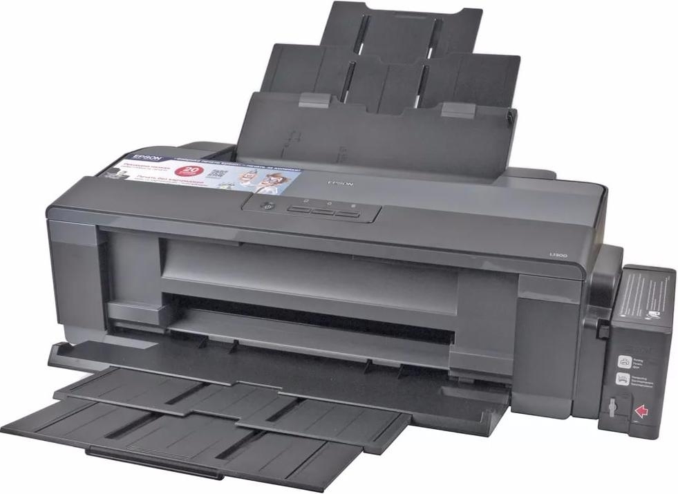 Принтер струйный Epson L1300 A3+ черный