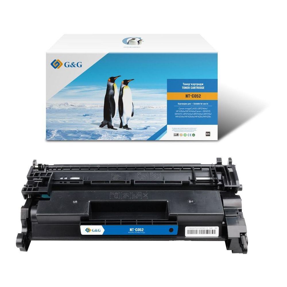Картридж лазерный G&G NT-C052 черный (3100стр.) для Canon Canon MF421/426/428/429/LBP 212/214/215