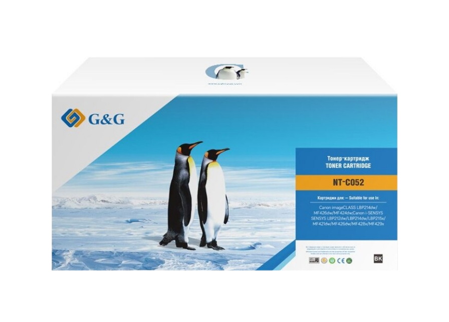 Картридж лазерный G&G NT-C052 черный (3100стр.) для Canon Canon MF421/426/428/429/LBP 212/214/215