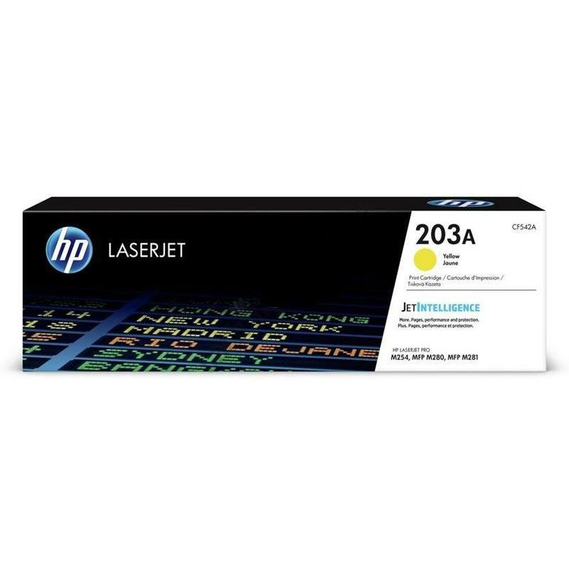 Картридж лазерный HP 203A CF542A желтый (1300стр.) для HP M254/280/281