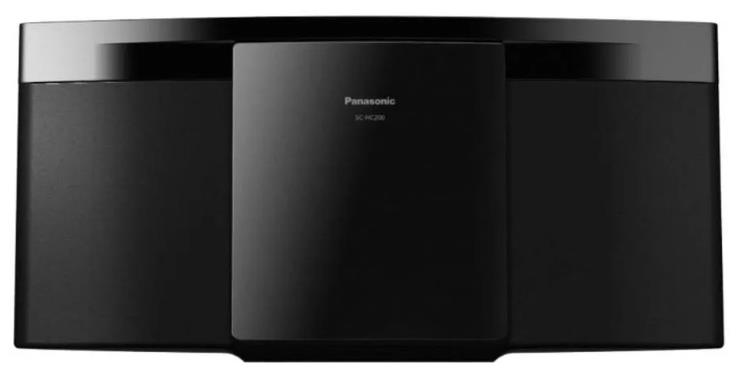 Микросистема Panasonic SC-HC200EG-K черный 20Вт CD CDRW FM USB BT