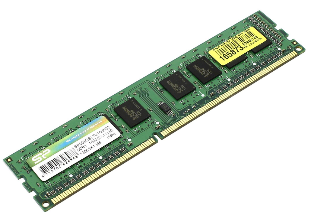 Память DDR3 4Gb 1600MHz Silicon Power SP004GBLTU160N02 RTL PC3-12800 CL11 DIMM 240-pin 1.5В Ret