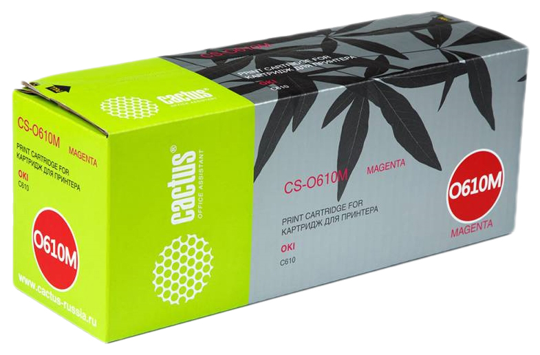 Картридж лазерный Cactus CS-O610M 44315322 пурпурный (6000стр.) для Oki C610