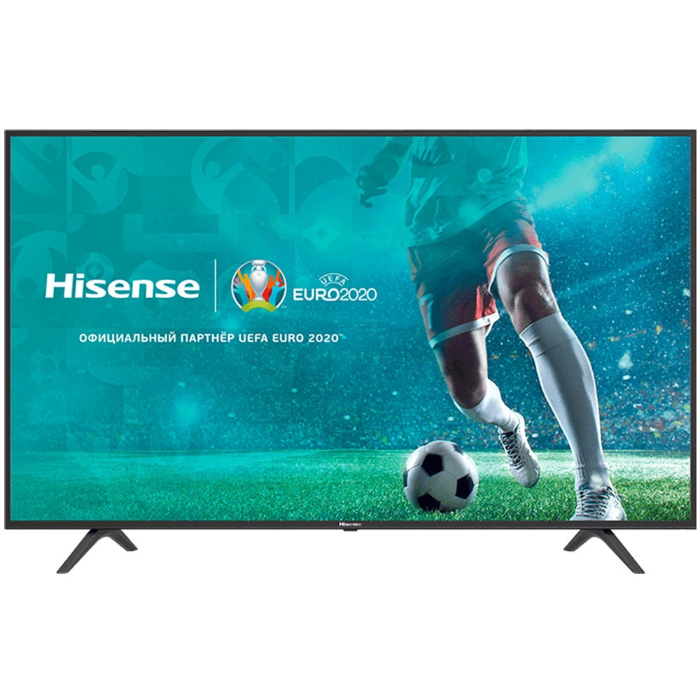 Телевизор 43" Hisense 43E7HQ, 3840x2160, DVB-T /T2 /C, HDMIx3, USBx2, WiFi, Smart TV, черный 43E7HQ