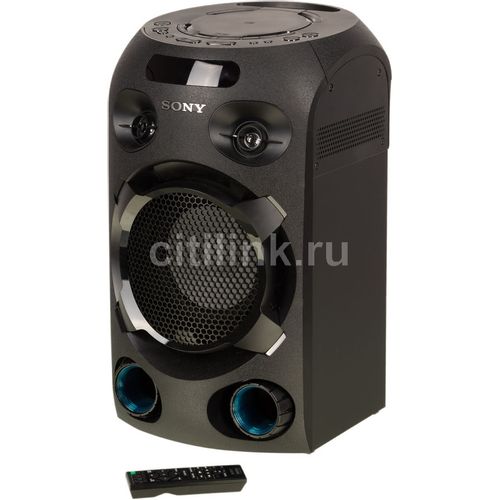 Минисистема Hi-Fi Sony MHC-V02 черный CD CDRW FM USB BT