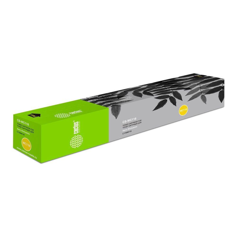 Картридж лазерный Cactus CS-WC118 006R01179 черный (11000стр.) для Xerox WorkCentre C118/M118