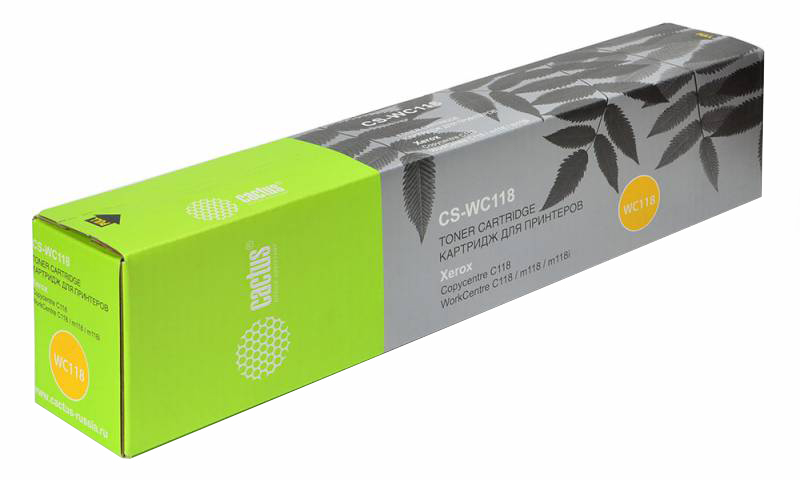 Картридж лазерный Cactus CS-WC118 006R01179 черный (11000стр.) для Xerox WorkCentre C118/M118