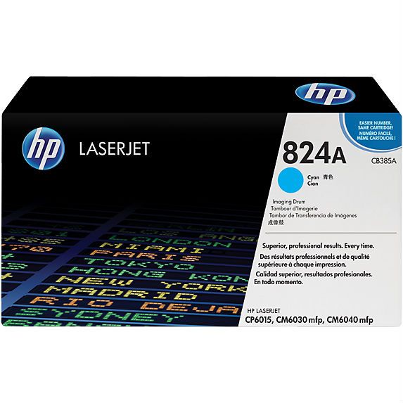 Блок фотобарабана HP 824A CB385A голубой цв:23000стр. для CLJ CM6030/6040/6015 HP