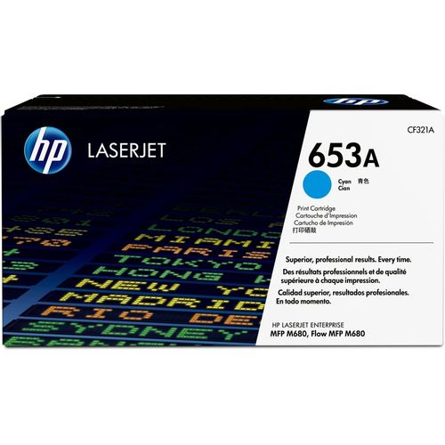 Картридж лазерный HP 653A CF321A голубой (16000стр.) для HP MFP M680
