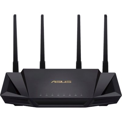 Роутер беспроводной Asus RT-AX58U AX3000 10/100/1000BASE-TX черный