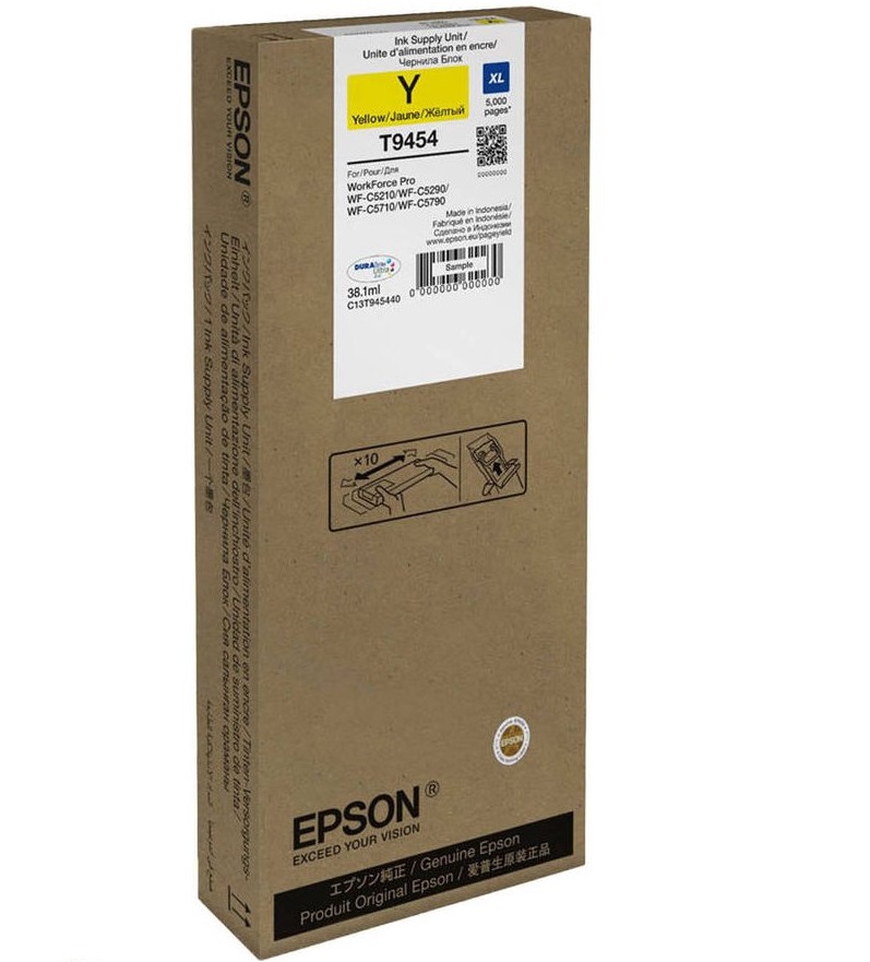 Картридж струйный WF-C5xxx Series Ink Cartridge XL желтый 5 K pages
