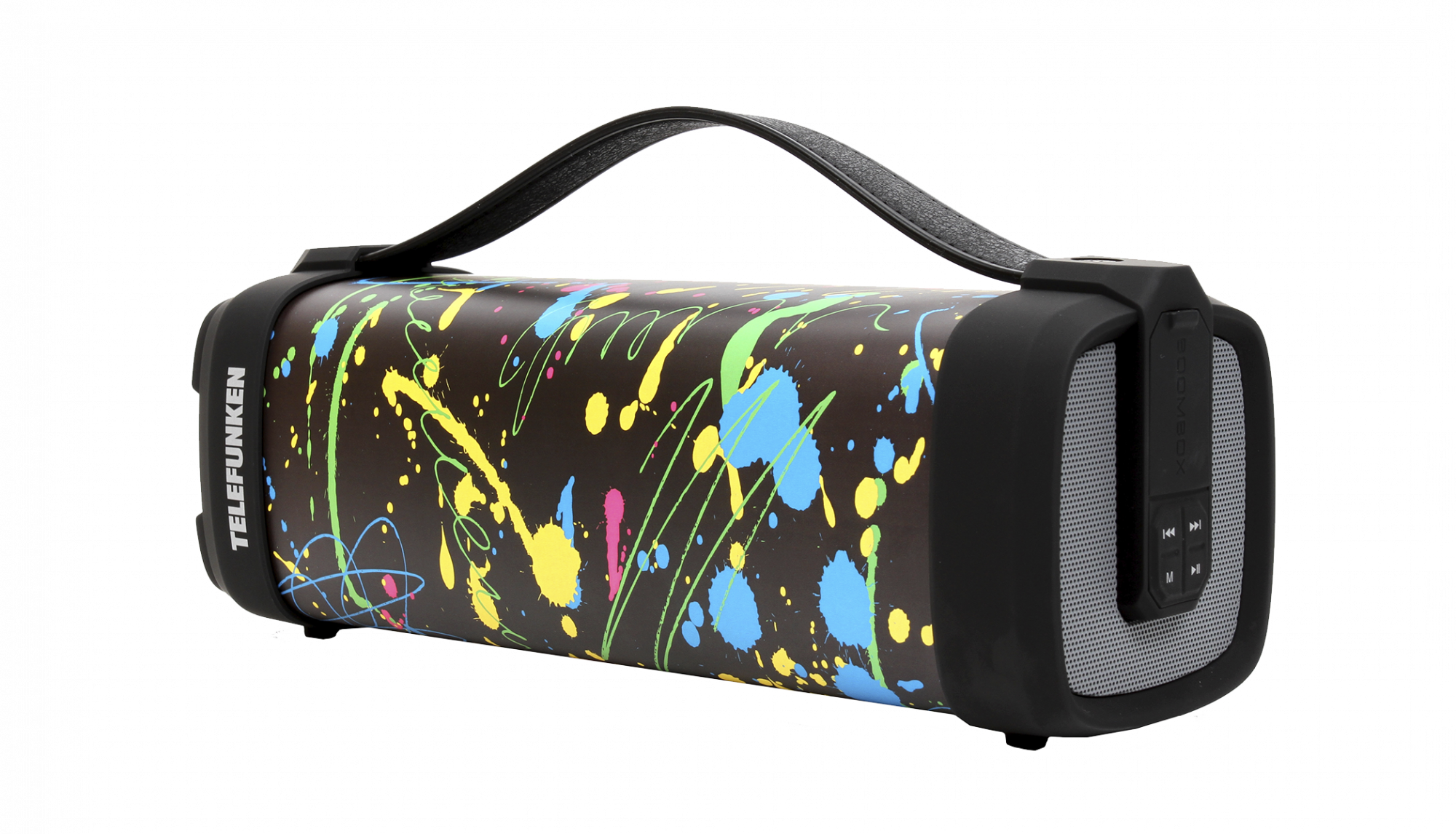 Колонка порт. Telefunken TF-PS1241B рисунок 12W 1.0 BT/USB 1500mAh (TF-PS1241B(ПРИНТ PAINT))