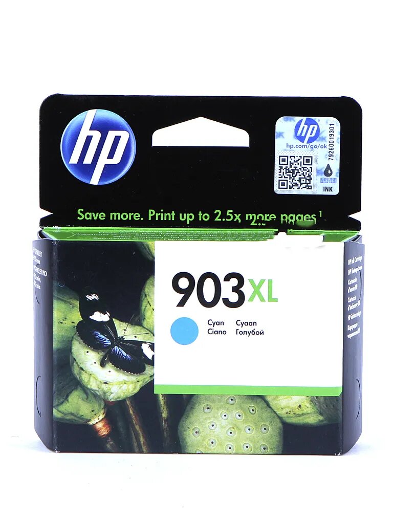Картридж струйный HP 903XL T6M03AE голубой (825стр.) для HP OJP 6950/6960/6970