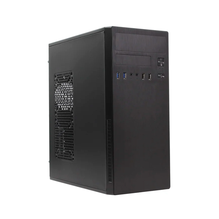 Корпус MidiTower Powerman DA812BK Black PM-500ATX-F 2*USB 2.0+2*USB 3.0 Audio ATX