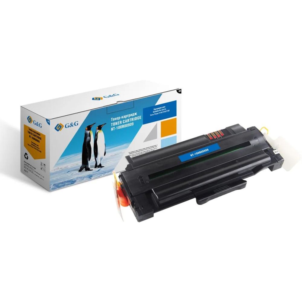 Картридж лазерный G&G NT-108R00909 черный (2500стр.) для Xerox Phaser 3140/3155/3160