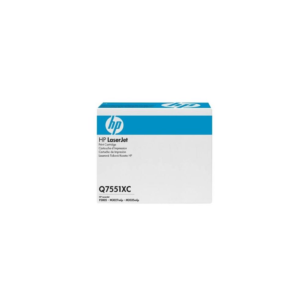 Картридж лазерный HP Q7551XC черный (13000стр.) для HP LJ P3005/M3035/M3027 (техн.упак)