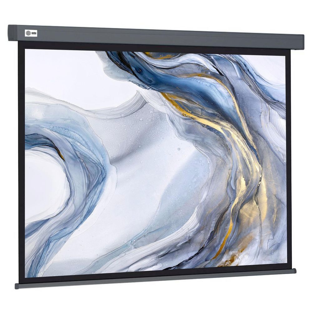 Экран Cactus 128x170.7см Wallscreen CS-PSW-128X170-SG 4:3 настенно-потолочный рулонный серый