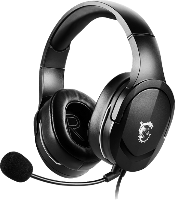 Наушники с микрофоном MSI Immerse GH20 черный 1.5м накладные оголовье (S37-2101030-SV1)