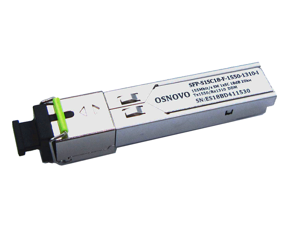 Модуль Osnovo SFP-S1SC18-F-1550-1310-I