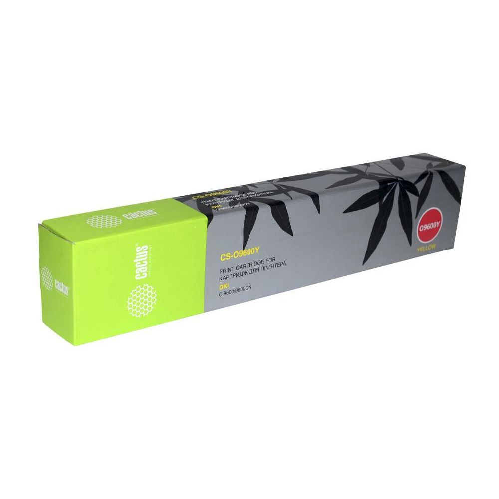 Картридж лазерный Cactus CS-O9600Y 42918913 желтый (15000стр.) для Oki C 9600/9600DN