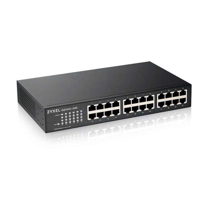 Коммутатор Zyxel GS1100-24E v3 GS1100-24E-EU0103F 24G неуправляемый