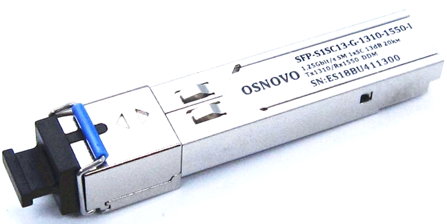 Модуль Osnovo SFP-S1SC13-G-1310-1550-I